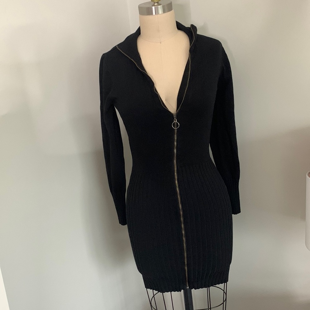 Winter Black Dress